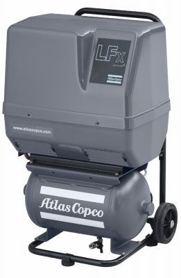 Фото Поршневой компрессор Atlas Copco LFx 1.5 (3PH) Trolley - Electric 20 л., артикул 8115410121