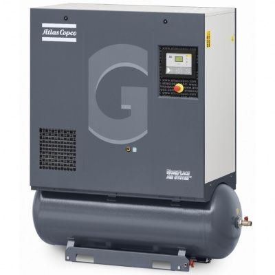 Фото Винтовой масляный компрессор Atlas Copco GA 7 8,5P, на ресивере 270 литров, без осушителя, артикул 8153000818