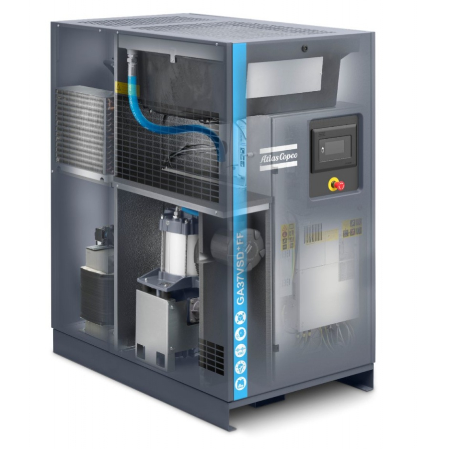 Фото Винтовой компрессор Atlas Copco GA 37 VSD+ FF, артикул 8153171916