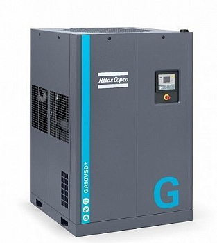 Фото Винтовой масляный компрессор Atlas Copco GA 110 VSD+ 13P, без осушителя, артикул 8153325827