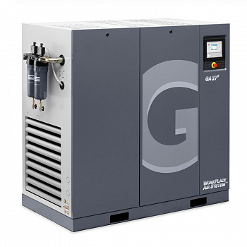 Фото Винтовой масляный компрессор Atlas Copco GA 37+ 7,5P, без осушителя, артикул 8153660009