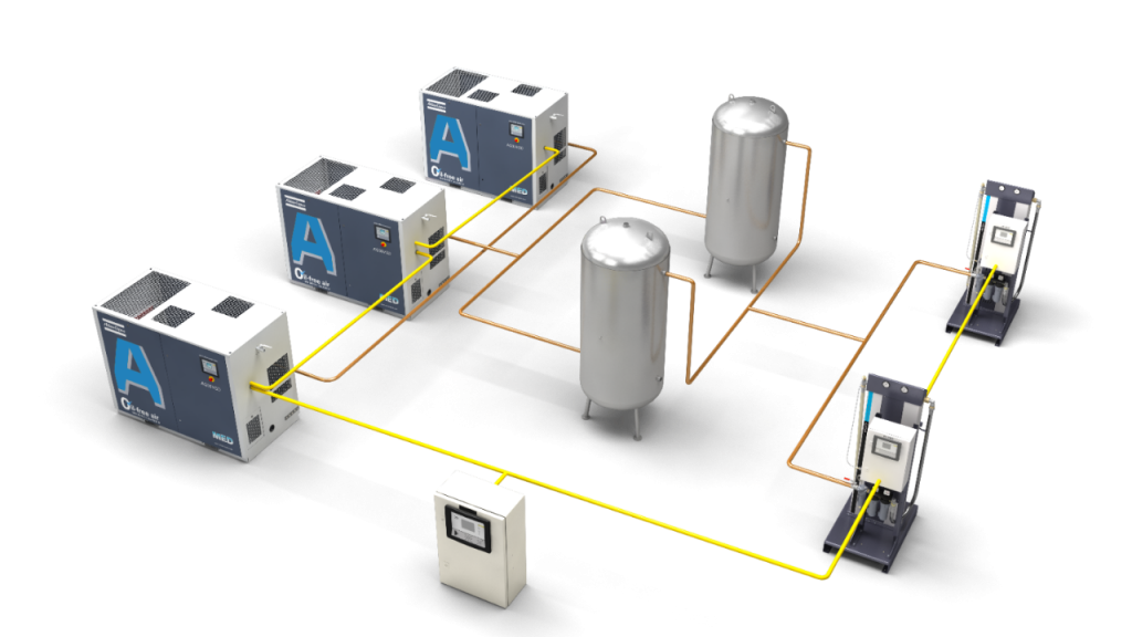 Фото Воздушные медицинские установки Atlas Copco серии uAIR