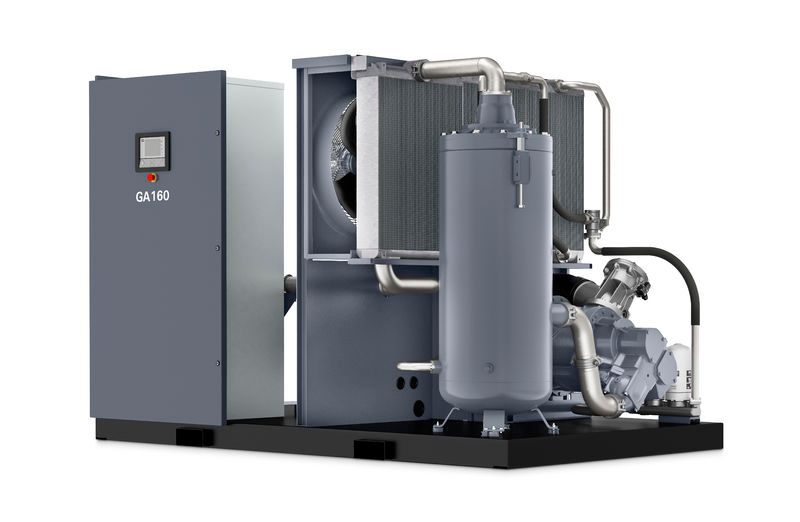 Фото Винтовой масляный компрессор Atlas Copco GA 160 7.5P Single