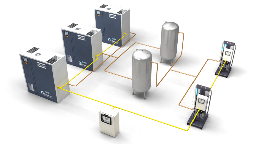 Фото Воздушная медицинская установка Atlas Copco Medical Air Plant uAIR-SF SF 6-MED MED 7+