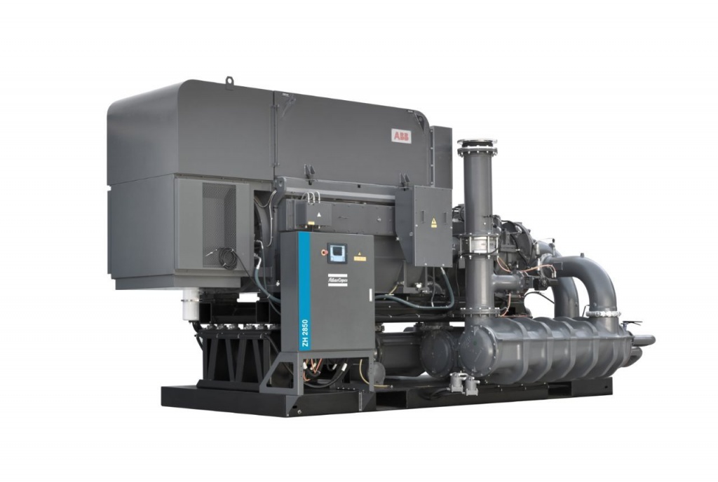 Фото Безмасляные трехступенчатые турбокомпрессоры Atlas Copco серии ZH 2850
