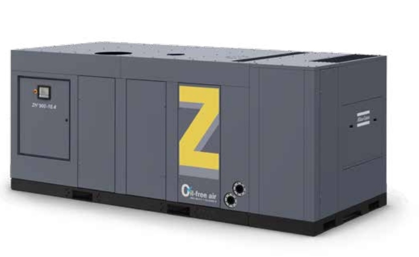 Фото Безмасляные трехступенчатые турбокомпрессоры Atlas Copco серии ZH 500